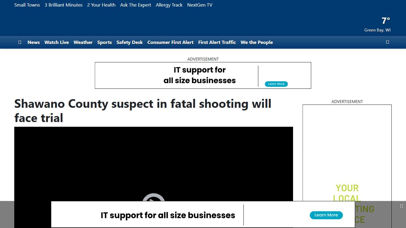 Shawano County suspect in fatal shooting will face trial